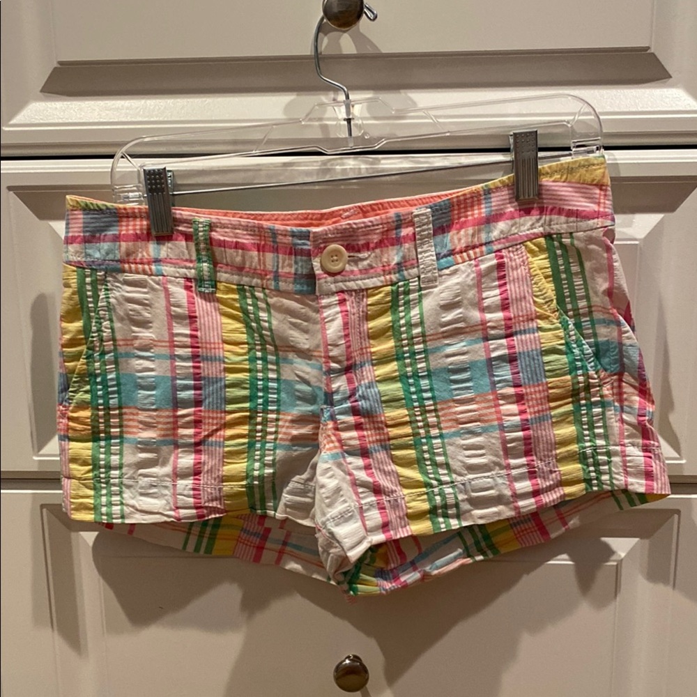 Colorful Plaid Women's Shorts
